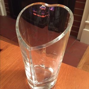 🆕❤️Orrefors Vase My Heart Sweden Lead Crystal